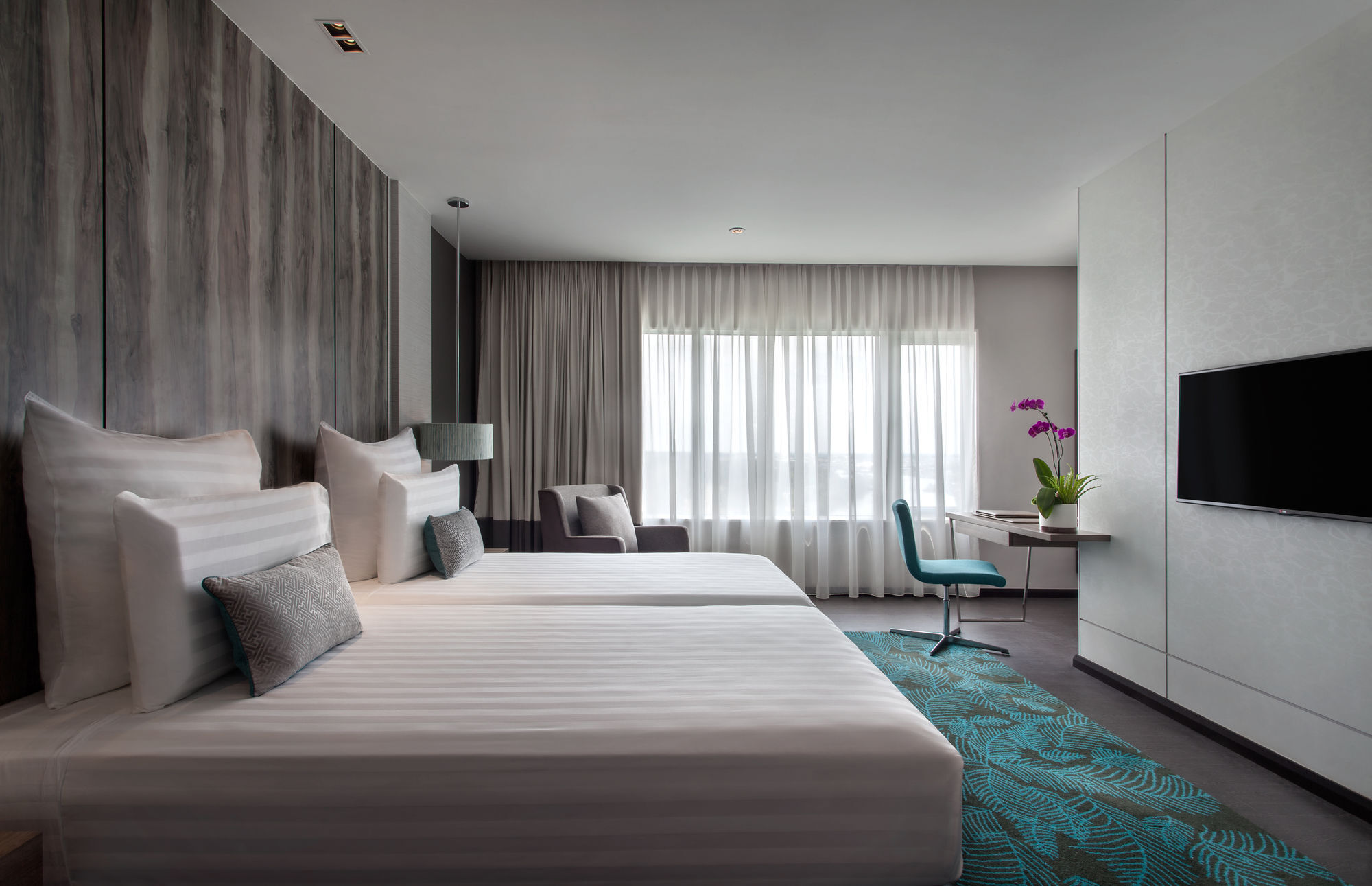 Pullman Miri Waterfront Hotell Exteriör bild Deluxe Room